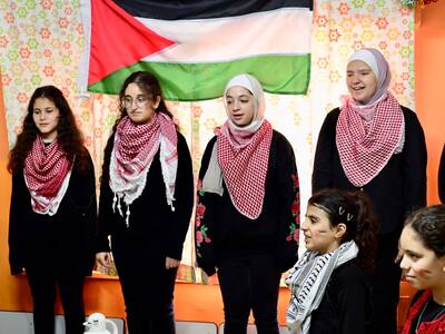 فعاليات يوم التضامن مع الشعب الفلسطيني - مدى (1)